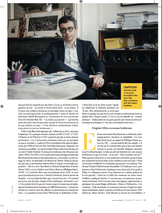 First collaboration with Vanity Fair !